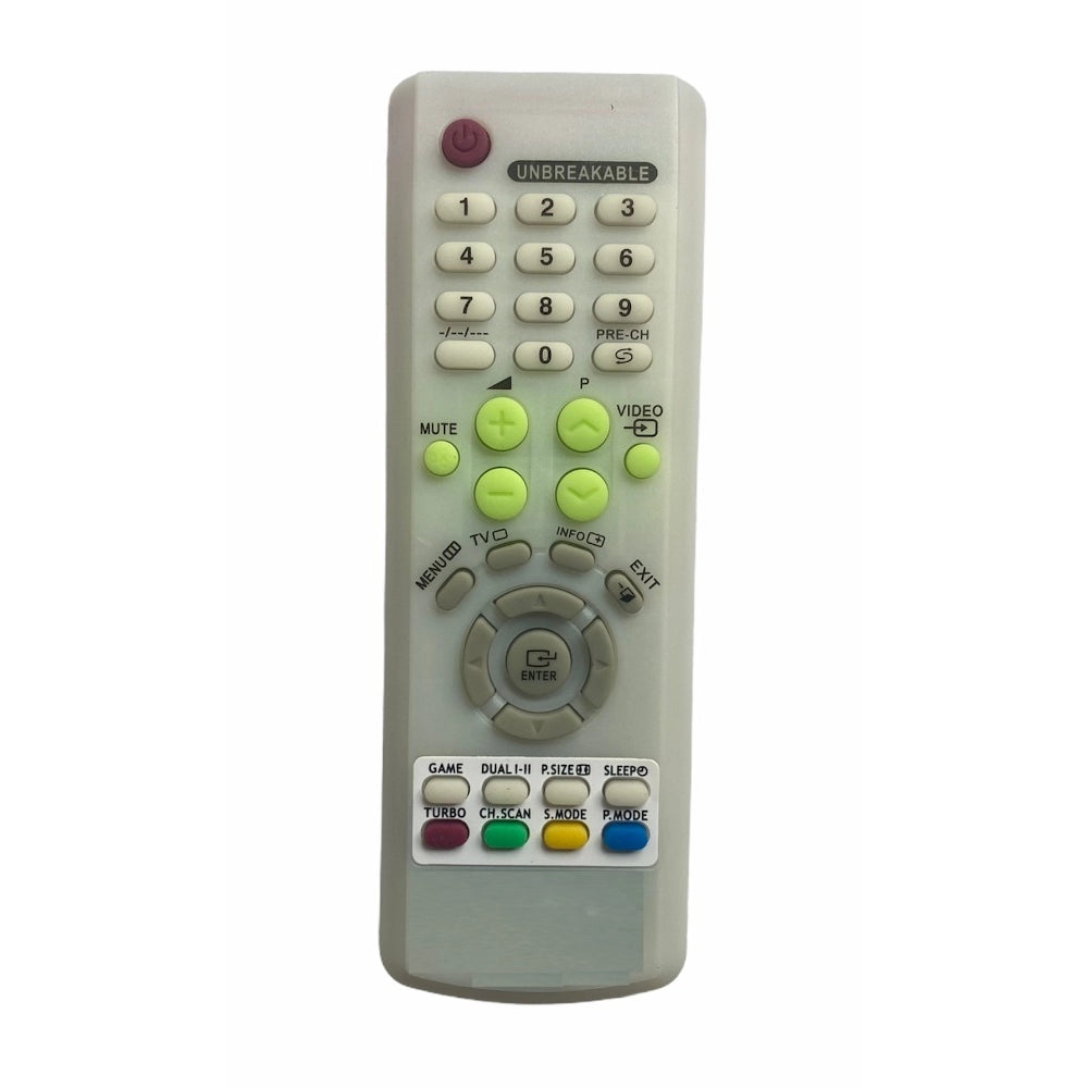 CRT TV Remote AA59-00345A, lightweight infrared zinc carbon remote for Samsung CRT TVs, compatible with same model only