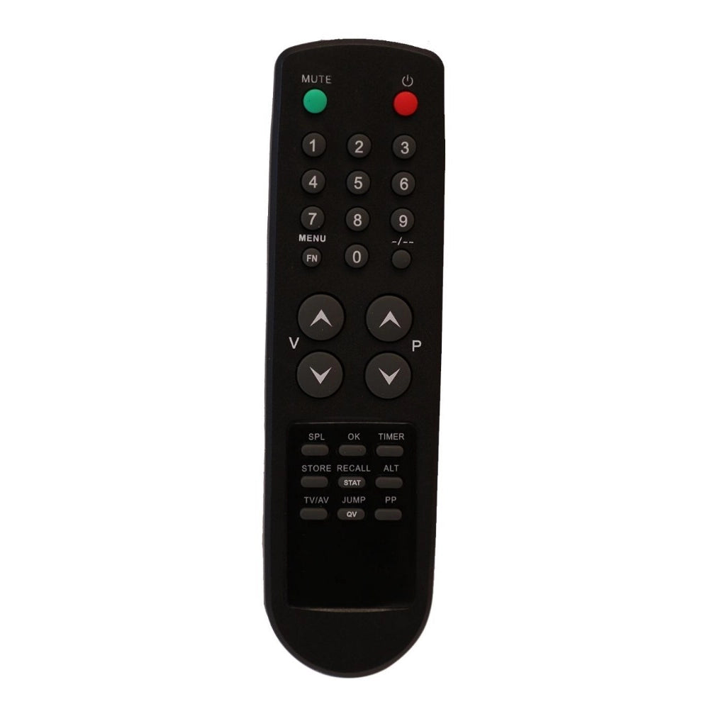 CRT TV Remote No. 66RL, lightweight infrared remote for BPL CRT TVs, long-range control (30 feet)