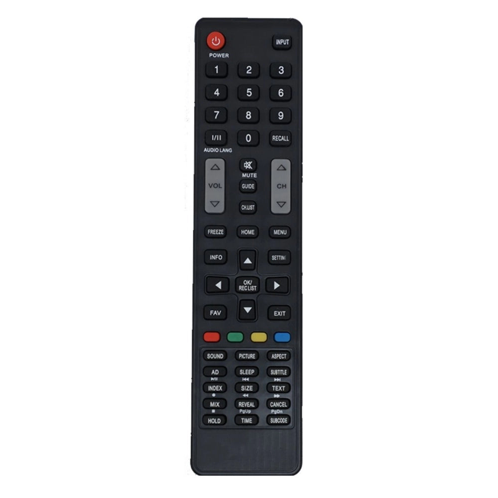 Infrared LED/LCD Remote MX07 for Micromax TVs, lightweight design, long-range control (30ft), compatible with same model only