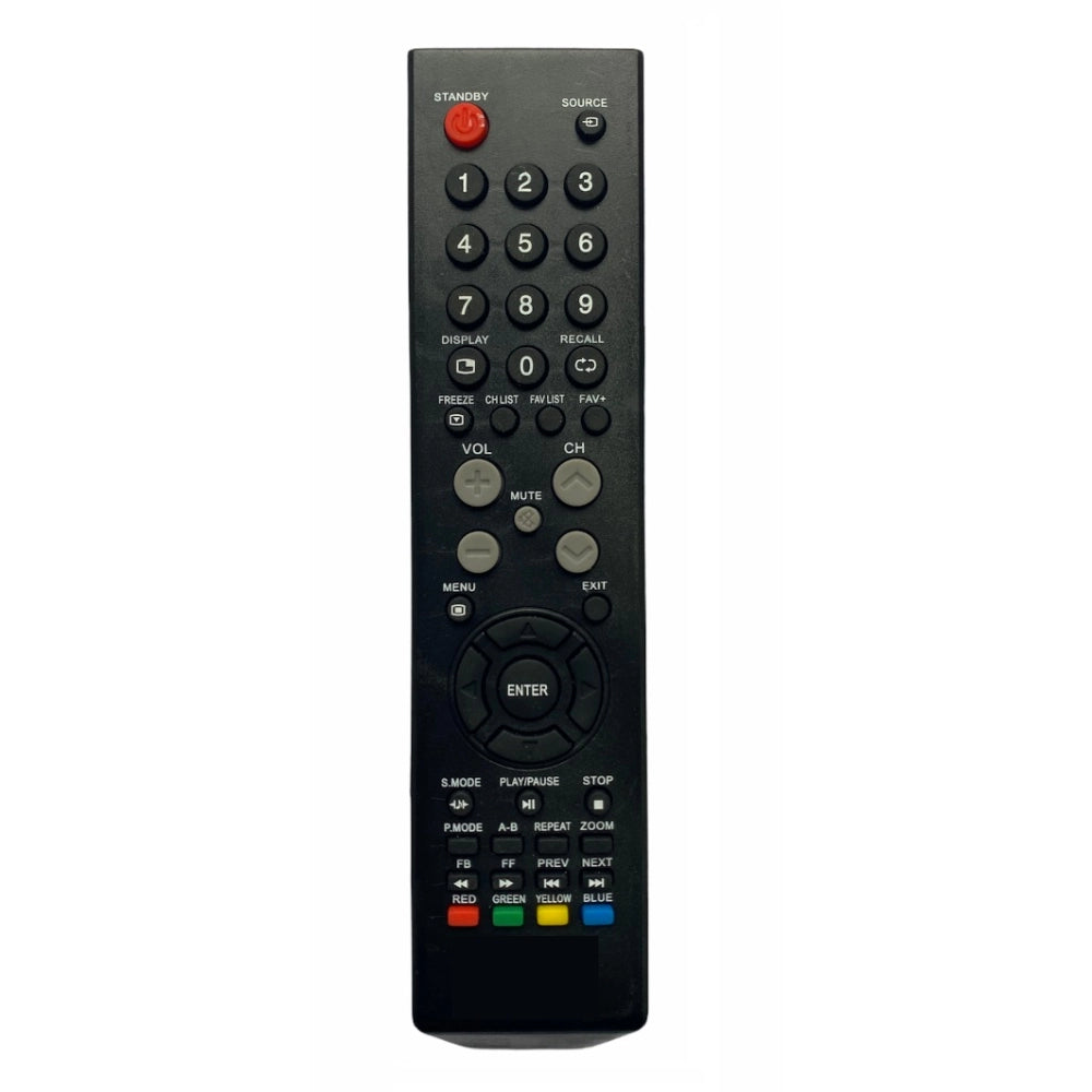 LCD/LED Remote No. 785, lightweight, ergonomic design, infrared connector, compatible with Godrej LCD/LED Remote, max range: 30 feet