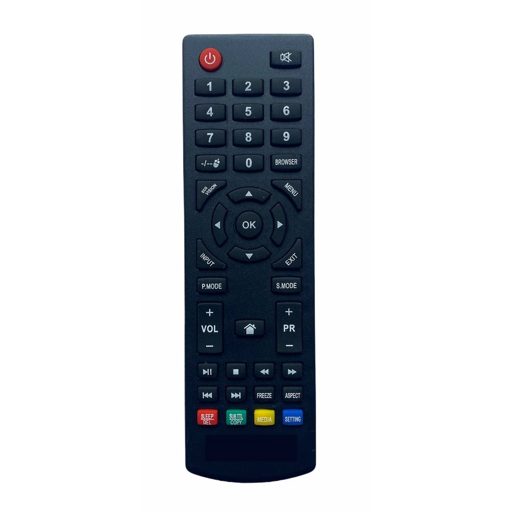 LCD/LED IR remote TN676, compatible with Thomson LCD/LED TV, ergonomic design, long-range control