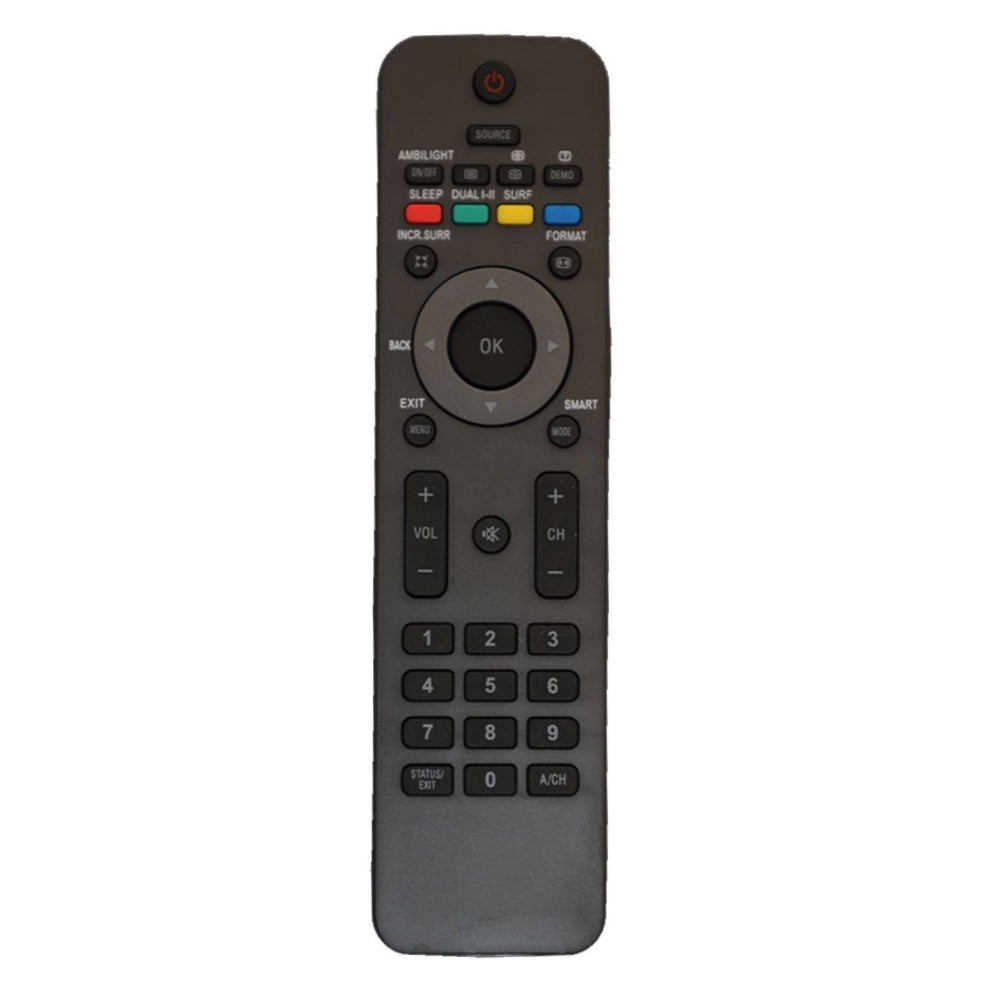 LCD/LED Remote No. PH29 (Infrared, Zinc Carbon), compatible Philips TV remote for long-distance control from sofa or bed
