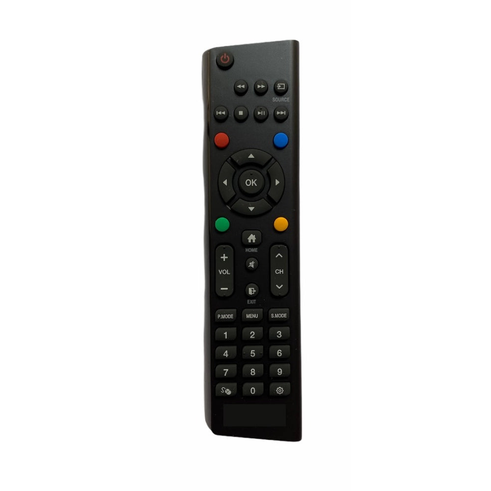 LCD/LED Remote REC651, ergonomic infrared Zinc Carbon battery-powered device for long-range control of compatible Reconnect TVs