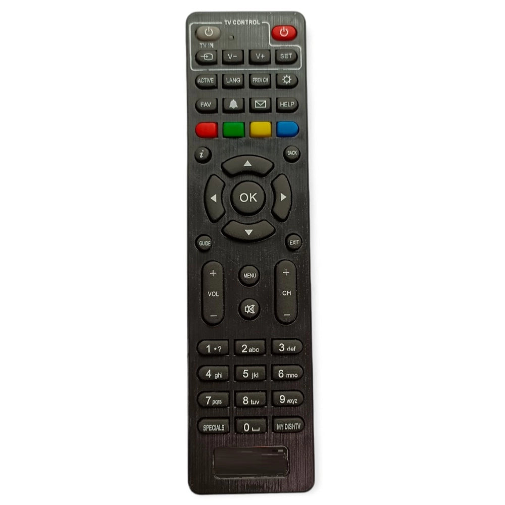 Dish TV HD remote No. 939, infrared, lightweight, long-range ergonomic design for comfortable operation from any room corner