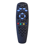 Black infrared DTH remote (no recording feature), compatible with Tata Sky SD/HD/HD+/4K, long-range control for TV functions