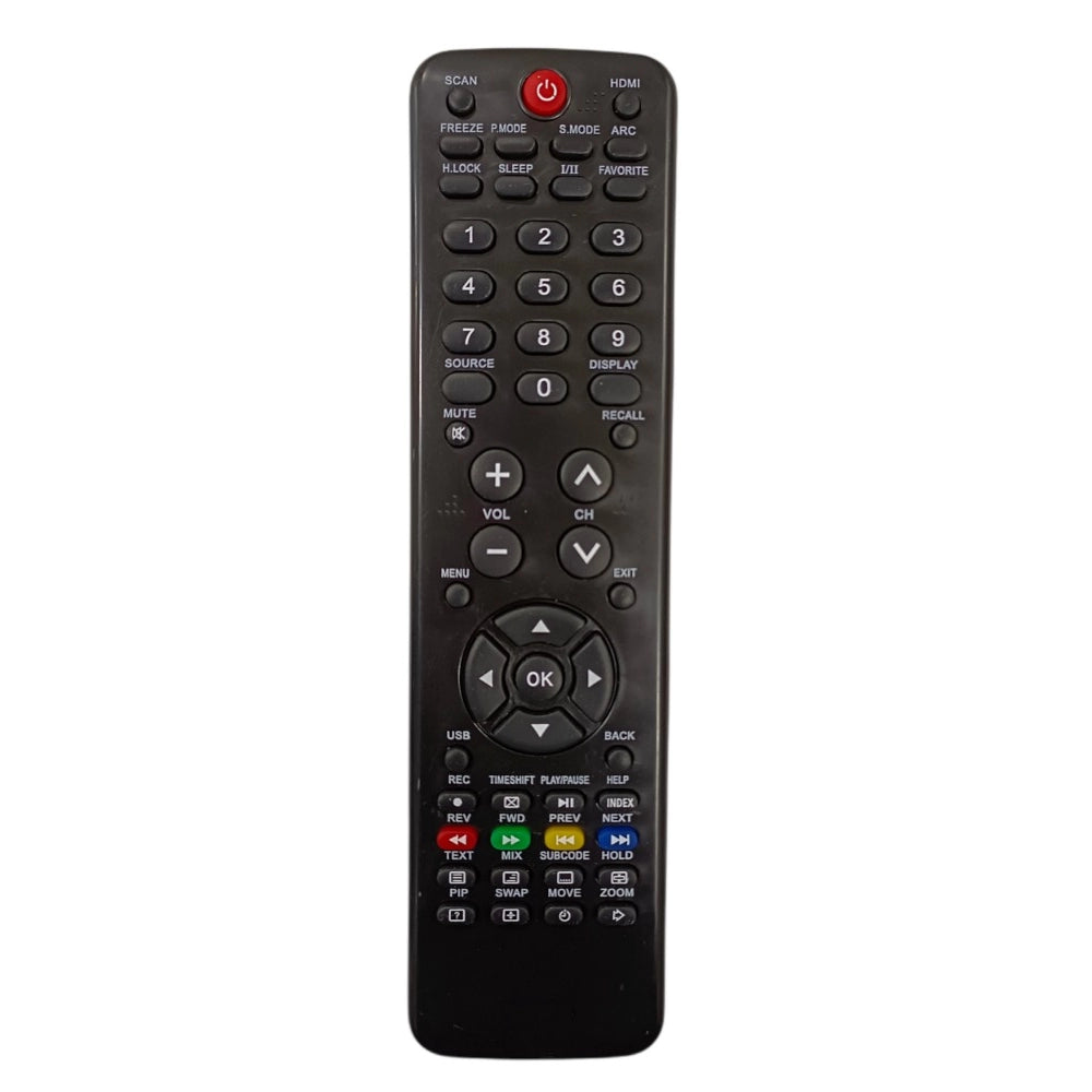 Haier HTR-D18A Infrared TV Remote with USB Function, compatible with Haier LCD/LED TVs (ERGONOMIC DESIGN)