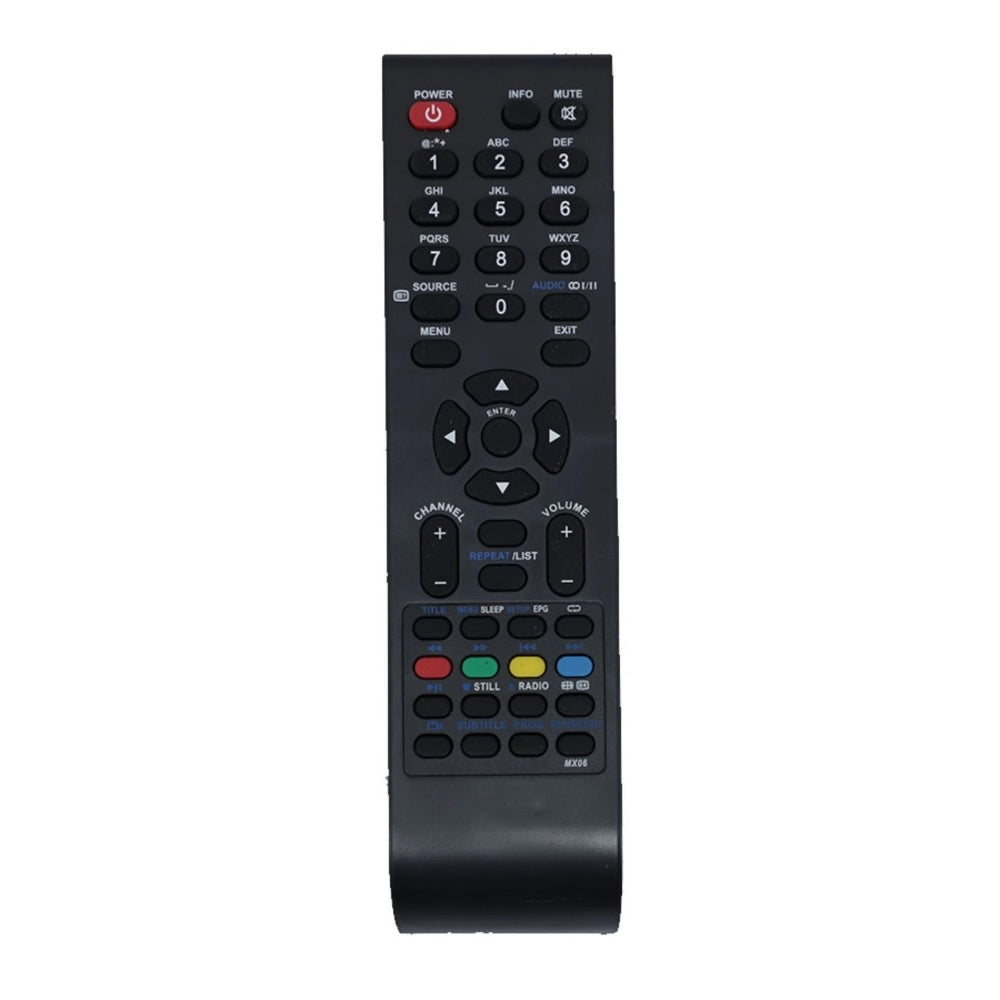 LED/LCD remote, lightweight, ergonomic design, IR connector, zinc carbon battery, compatible with Reconnect LCD/LED TV remote (SAME MODEL ONLY), long-range device control