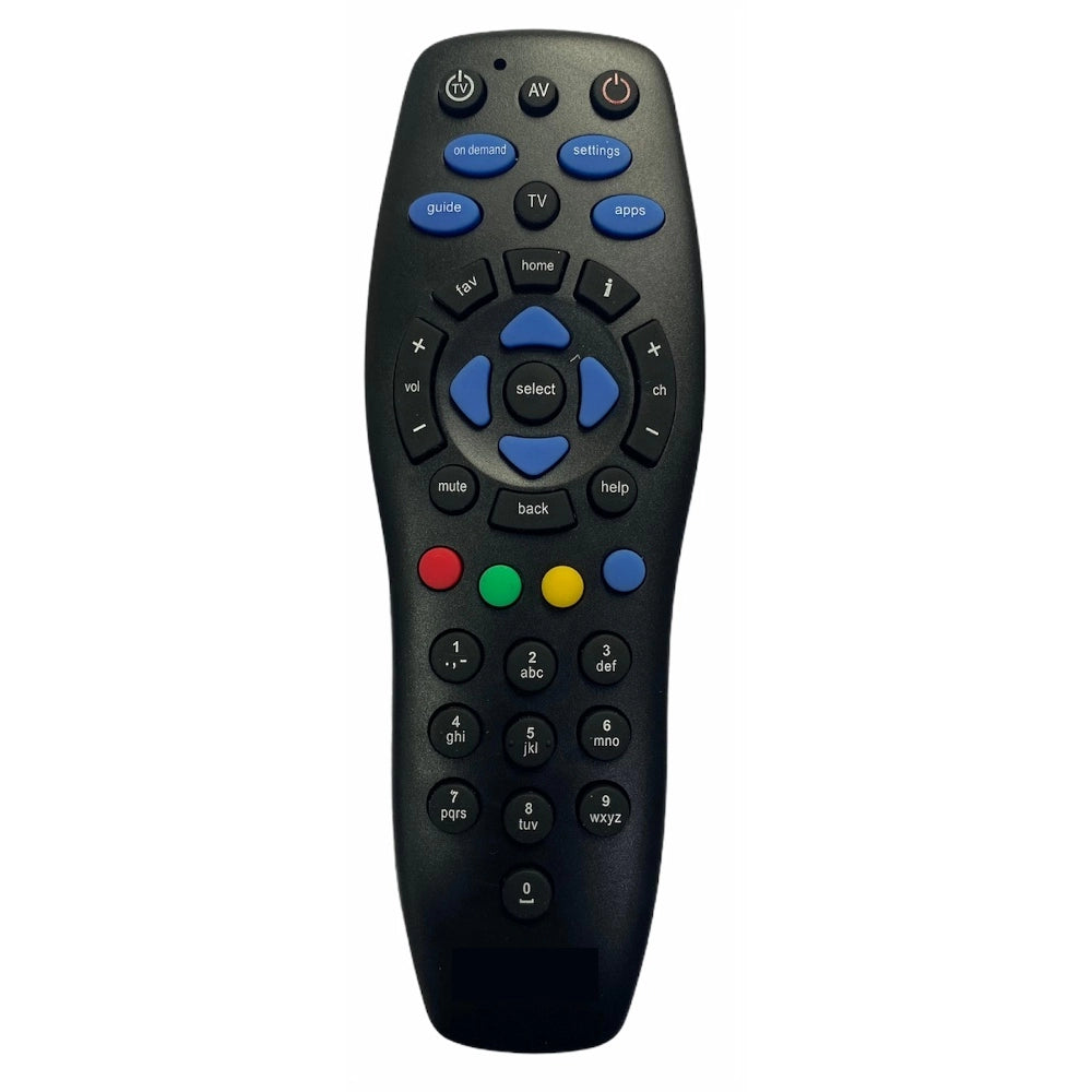 Tata Sky DTH remote without recording feature, lightweight IR controller for long-distance use