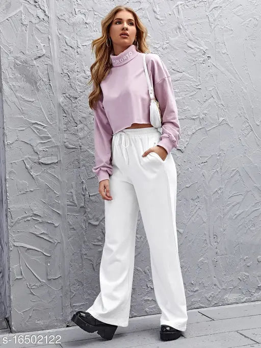 Pink, white, and blue women's lounge pants