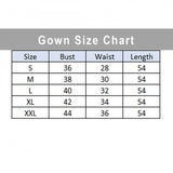 Women's crepe floral half sleeves full length gown (light grey), size chart: Bust 36-40, waist 28-32, hip 40-44, length 55-59 inches