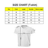 White PC Cotton Men's Bike Ride Design Half Sleeve T-Shirt (180GSM) - casual wear