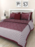 2 Double Bed Bedsheet with 4 Pillow Cover