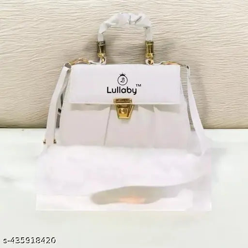 White fashion sling bag for women and girls