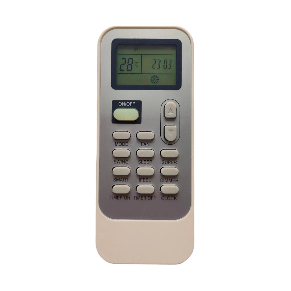 Multi-colored Infrared Remote No. 82 for Carrier AC, compatible with same model Whirlpool AC remote, long range of 30 feet, ergonomic design for easy grip and comfortable use
