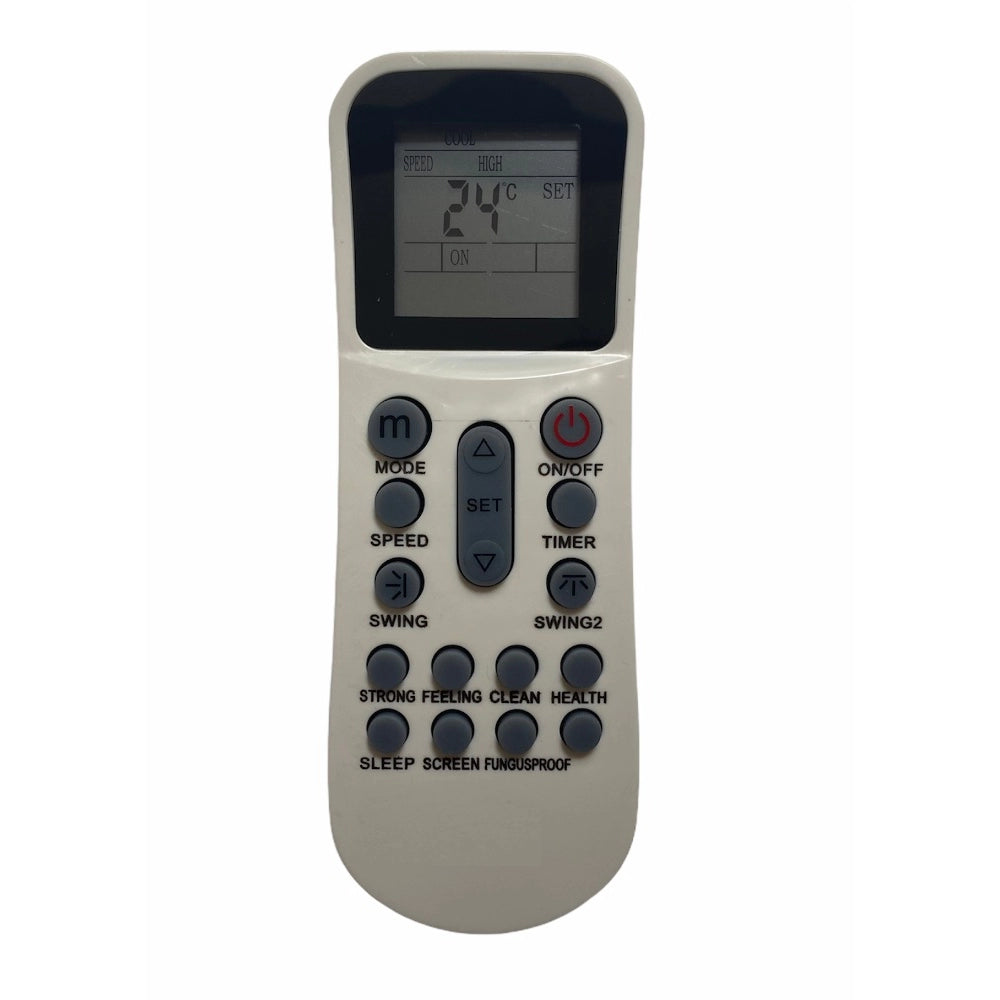 Multi-colored Infrared remote compatible with Hitachi AC Remote Control, long-distance range for comfortable device operation