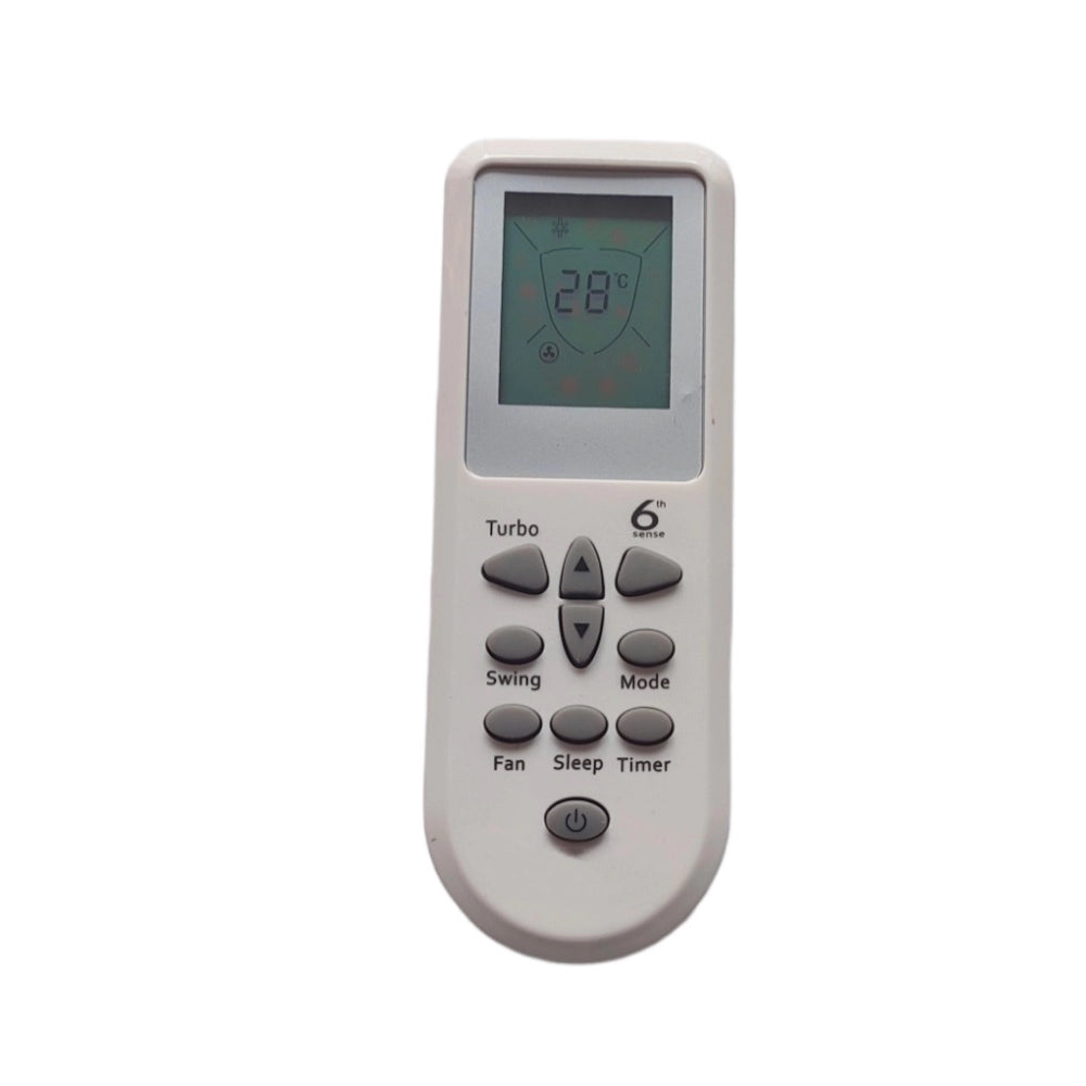 Multi-colored Infrared remote compatible with Bluestar AC Remote Control, long-range (30 feet), ergonomically designed for easy grip and distant device operation