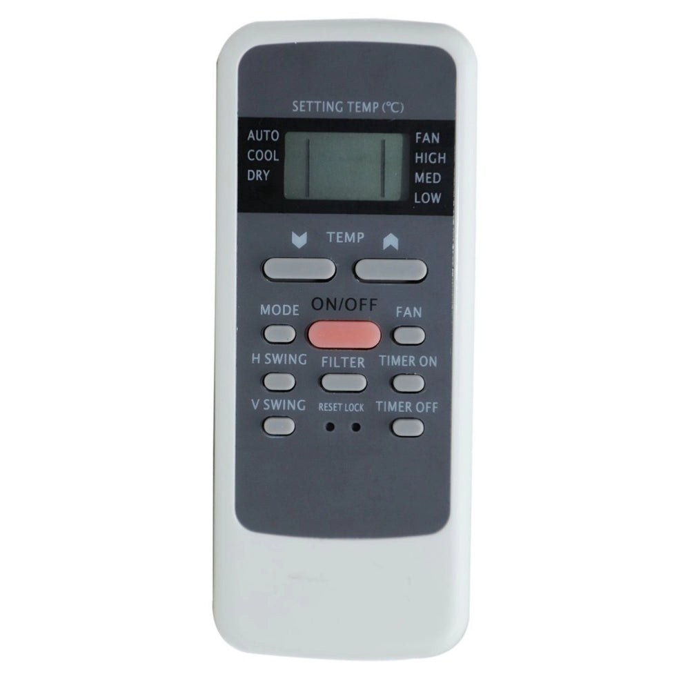 Multi-colored infrared remote compatible with Whirlpool AC, long-range control for home comfort