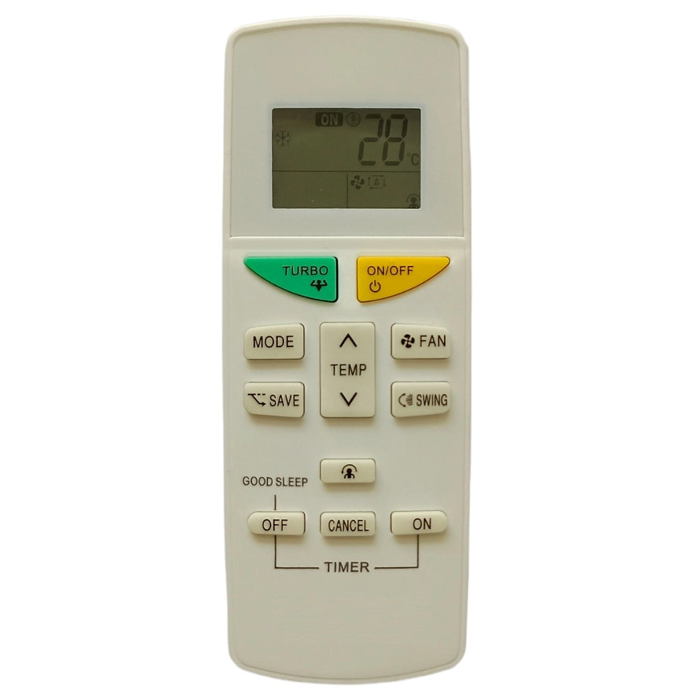 Multi-colored Infrared remote compatible with Videocon and Electrolux AC, compatible with Daikin & Daikin Inverter AC (same model only), long-range operation from sofa or bed