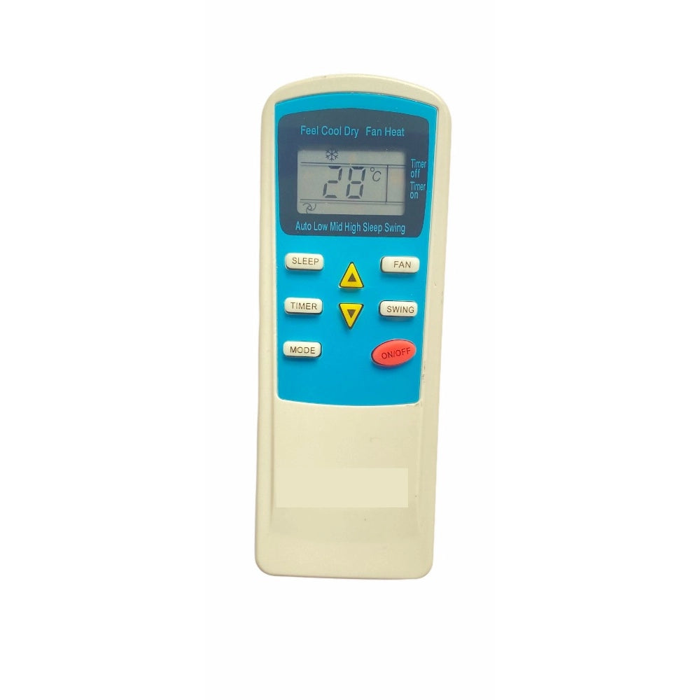 Multi-colored infrared remote compatible with Bluestar AC Remote Control, long distance operation for easy device control from sofa, bed or divan