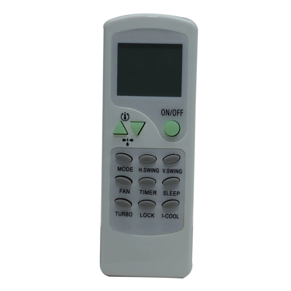 Multi-colored Infrared remote compatible with Lloyd AC Remote Control, long-range ergonomic design for easy use in room space