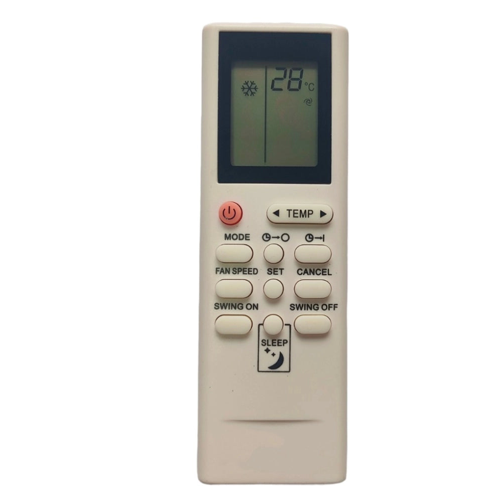 Multi-colored infrared remote compatible with Daikin AC, long-range device control for sofa or bed use