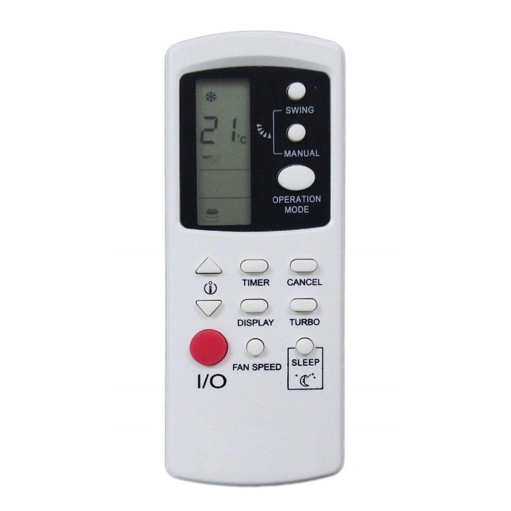 Multi-color infrared remote compatible with Hyundai AC, long-distance range 30ft for easy control from sofa/bed
