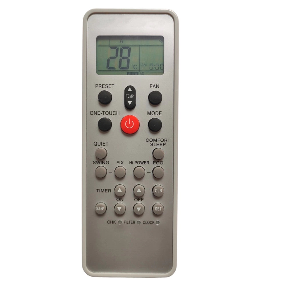 Multi-colored Infrared Remote No. 73, compatible with Haier AC and Toshiba AC (same model only), long-range control for comfortable operation from sofa or bed