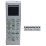 Multi-colored Infrared remote compatible with Voltas AC, suitable for long-distance device control from sofa or bed, ergonomic design, zinc carbon battery, maximum range 30 feet