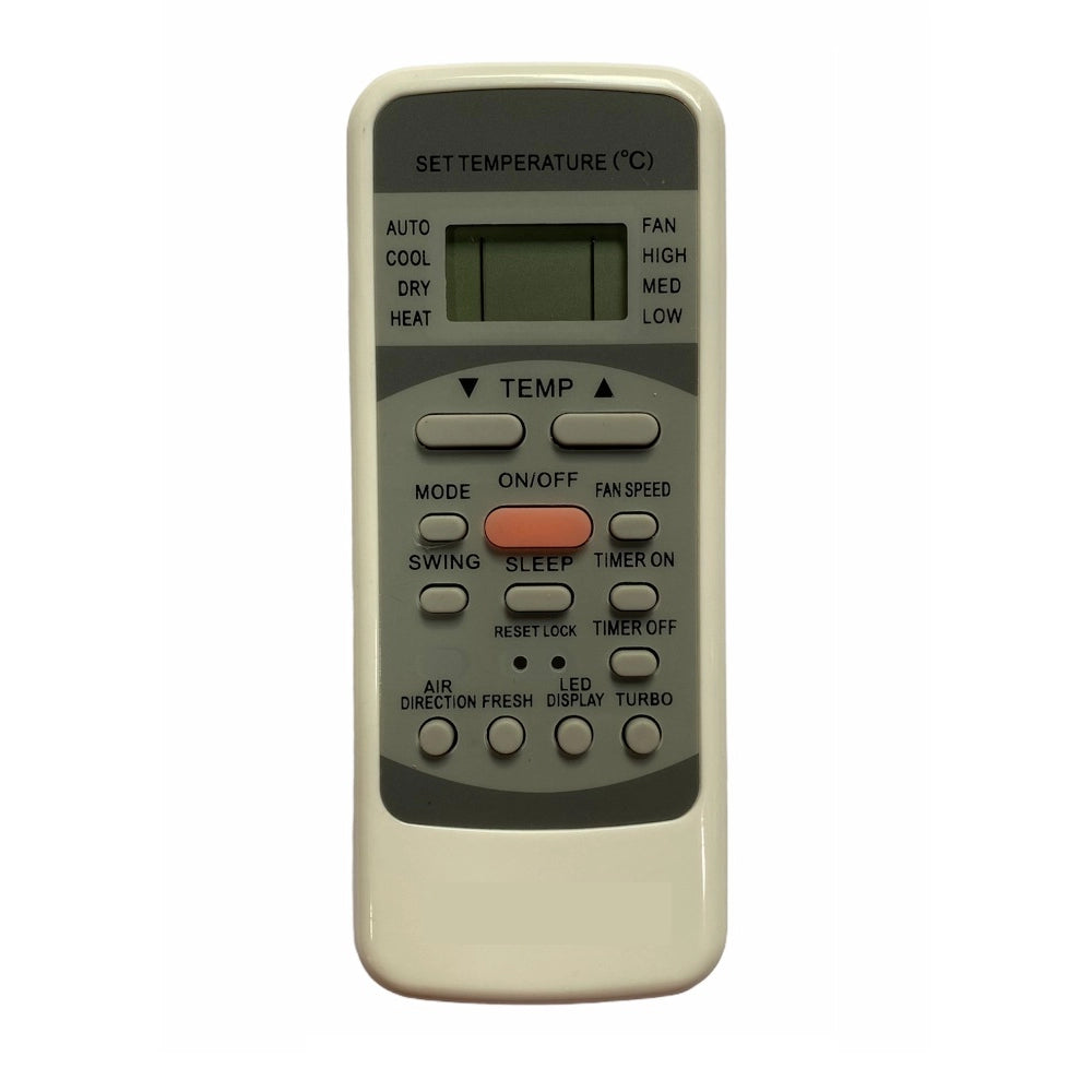 Multi-colored infrared remote compatible with Carrier AC, extends operation range up to 30 feet