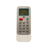 Multi-colored infrared remote compatible with LG AC and Whirlpool 3D Auto AC, ergonomic design for long-distance control