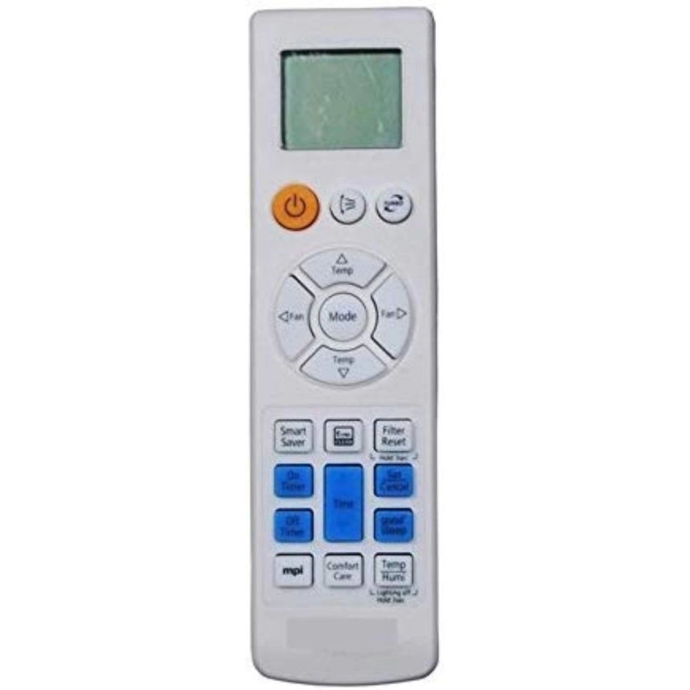 Multi-colored infrared remote compatible with LG AC, long range for sofa control, ergonomic design