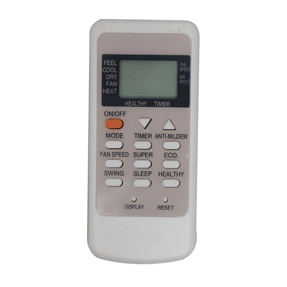Multi-colored Infrared Remote No. 103 for LG AC, compatible with Whirlpool AC (same model only), maximum range 30 feet, ergonomic design, lightweight grip for easy operation from any room corner