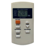 Multi-colored infrared remote compatible with Bluestar AC Remote Control, long-range (30ft), ergonomic design for easy use