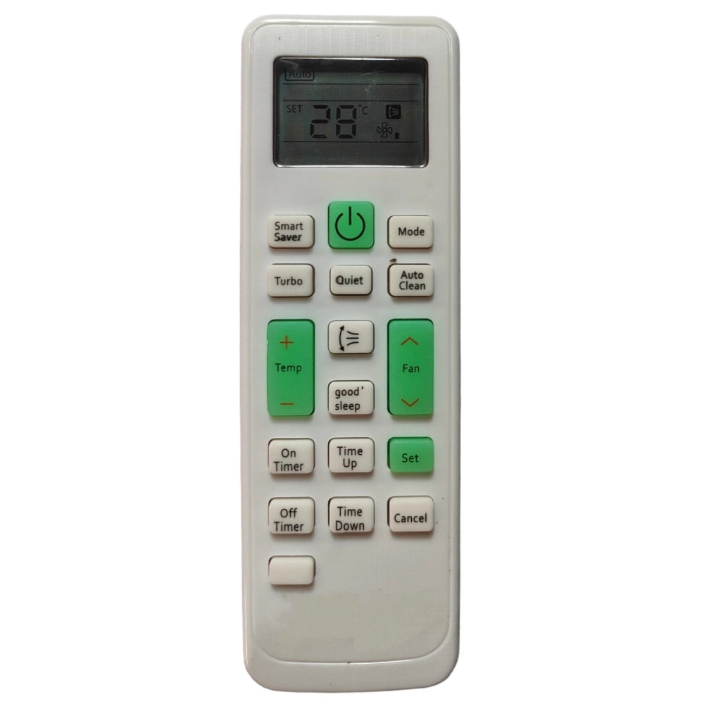 Multi-colored infrared remote compatible with Bluestar AC Remote Control, long-range (30 ft) for Samsung AC control from sofa or bed