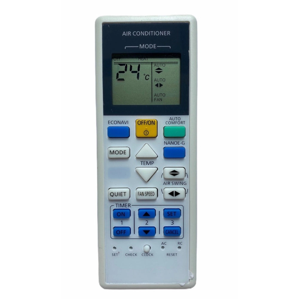 Multi infrared remote compatible with Samsung AC & Panasonic Inverter AC, long-distance control for comfortable use from sofa, bed, or divan (max range 30 feet)