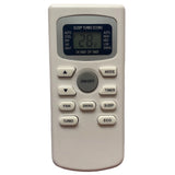 Multi-colored infrared remote with backlight and timer, compatible with Hitachi AC Remote Control. Ergonomic design offers easy grip for long-distance operation from sofa or bed