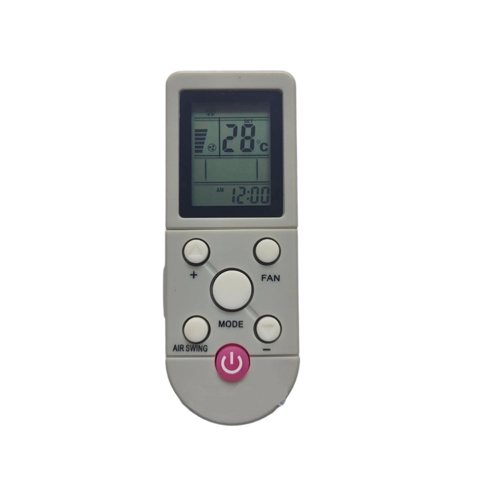 Multi-colored Infrared Remote No.78 for Onida AC, compatible with same model only, ergonomic design, long range 30ft, lightweight grip