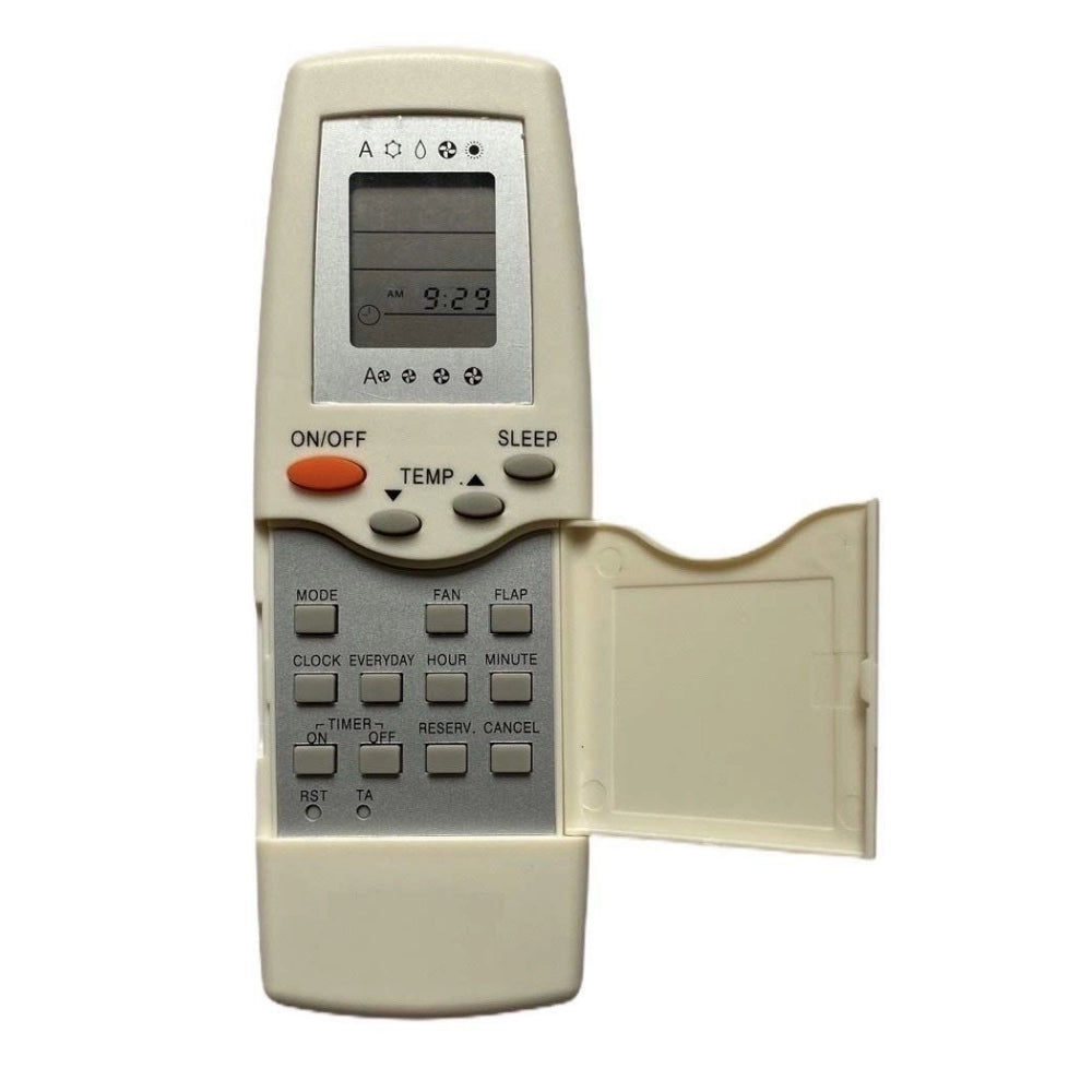 Multi-colored Infrared remote for Godrej AC, compatible with same model only (30ft range, zinc carbon battery), facilitating easy device control from sofa or bed
