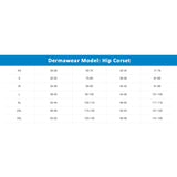 Skin-toned 4D stretch hip corset shapewear for women, solid pattern