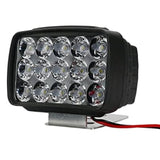 Waterproof white bike LED headlights (pack of 2), durable plastic construction for fog lamp lighting, suitable for car and bike driving