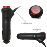Red-blue metal police style car flashing lights, universal for interior use (12V, 12W)
