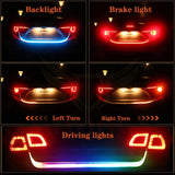 Multicolor LED waterproof car dicky light with indicator, easy installation on 12V systems for fancy tail lights (dickie light bar)