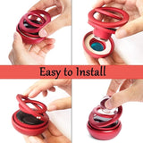 Peach zinc solar powered rotating design organic fragrance air freshener perfume, 360 degree diffuser with perfume tablets for car interior