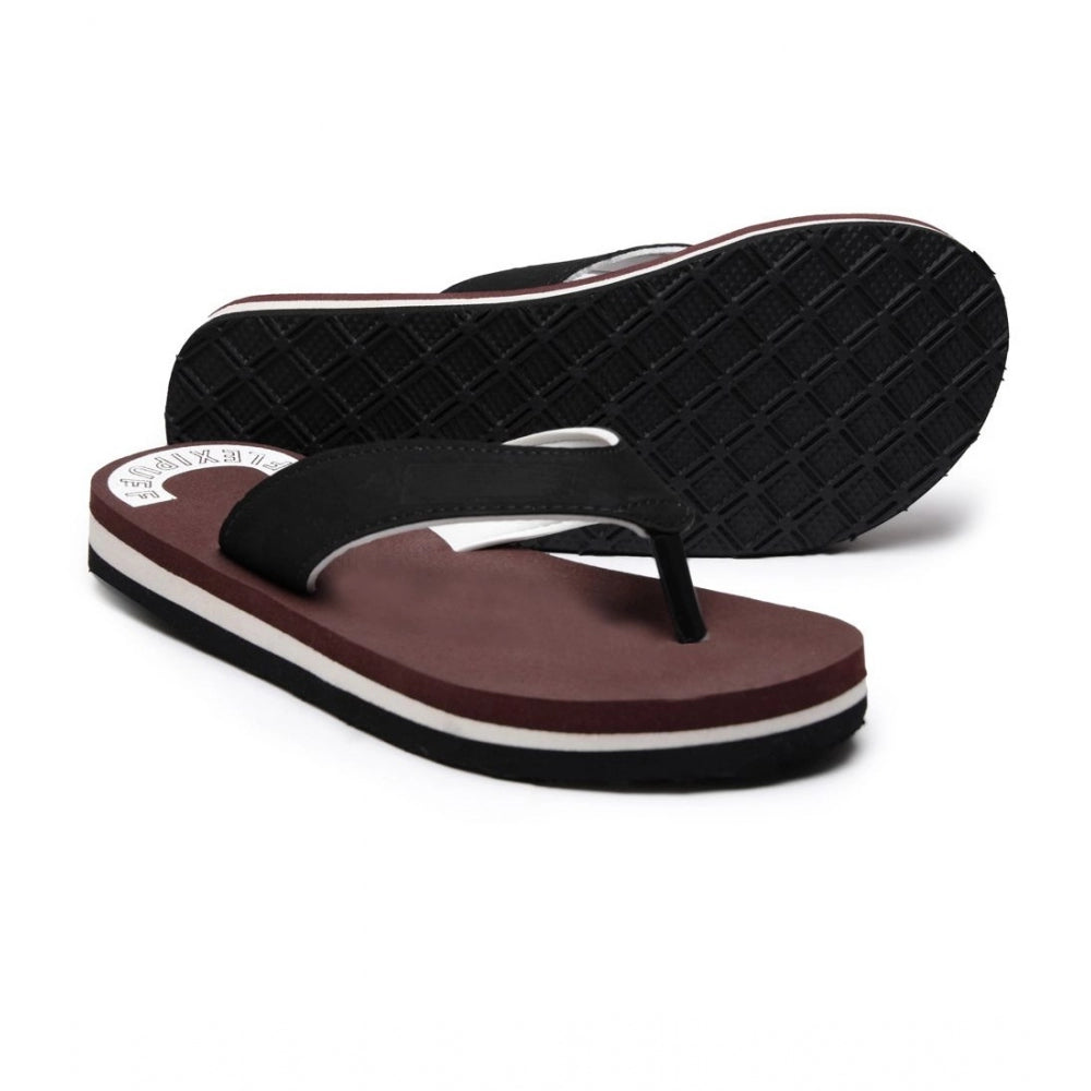 Maroon rubber unisex slippers for ultimate comfort, perfect casual footwear