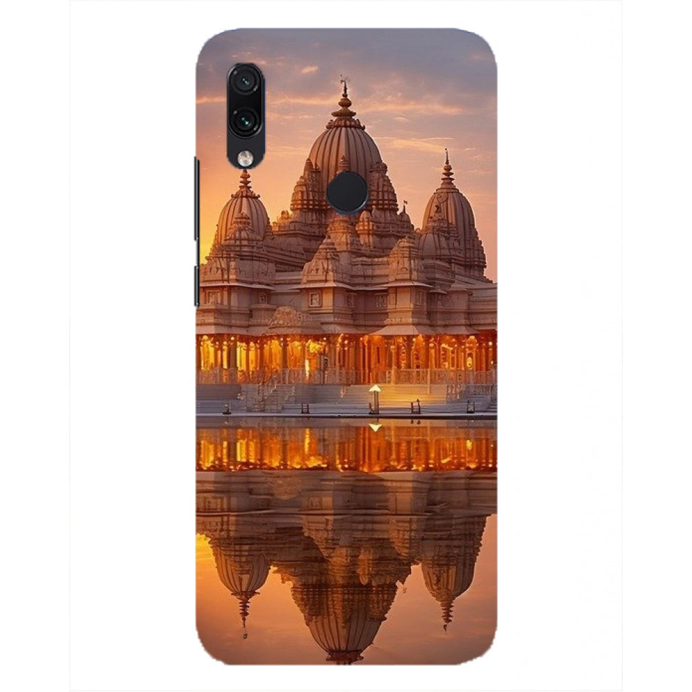 Printed Ayodhya hard case for all phones, lightweight and scratch-resistant, with cutouts for access