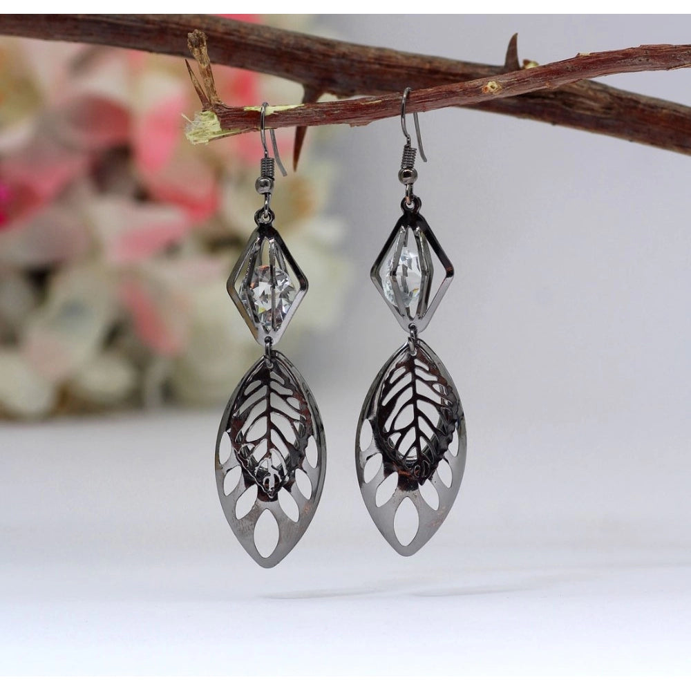 Women's Black Color Antique Earrings Combo Of 6 Pairs