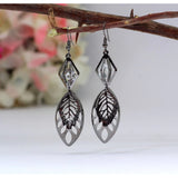 Women's Black Color Antique Earrings Combo Of 6 Pairs