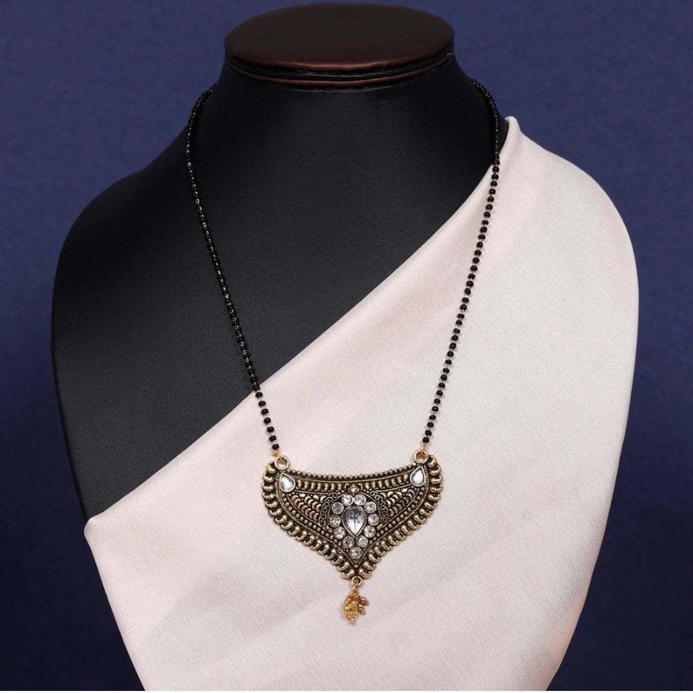 Women's White Color Mangalsutra - GillKart