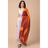 Multicolor Chanderi printed dupatta for women, 2.25-2.50m length for casual occasions