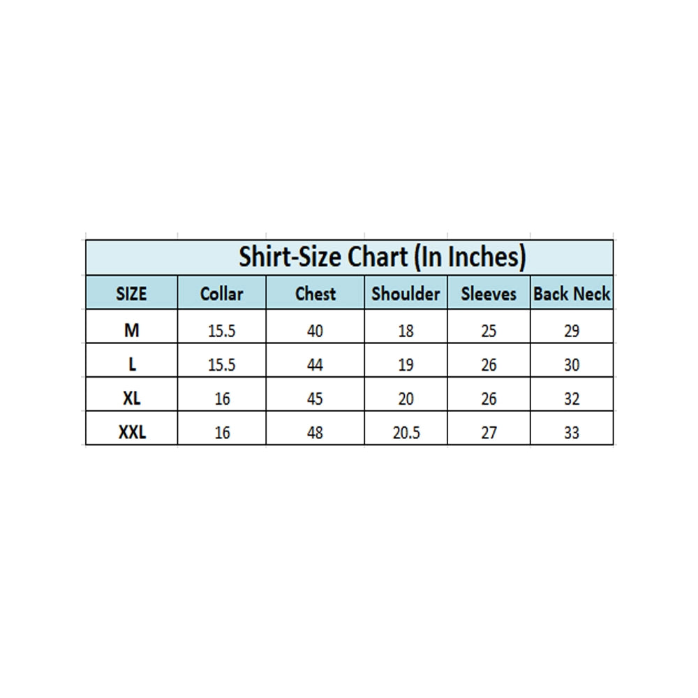 Men's Casual Full Sleeve Poly Viscose Collar Neck Shirt (Black) - GillKart